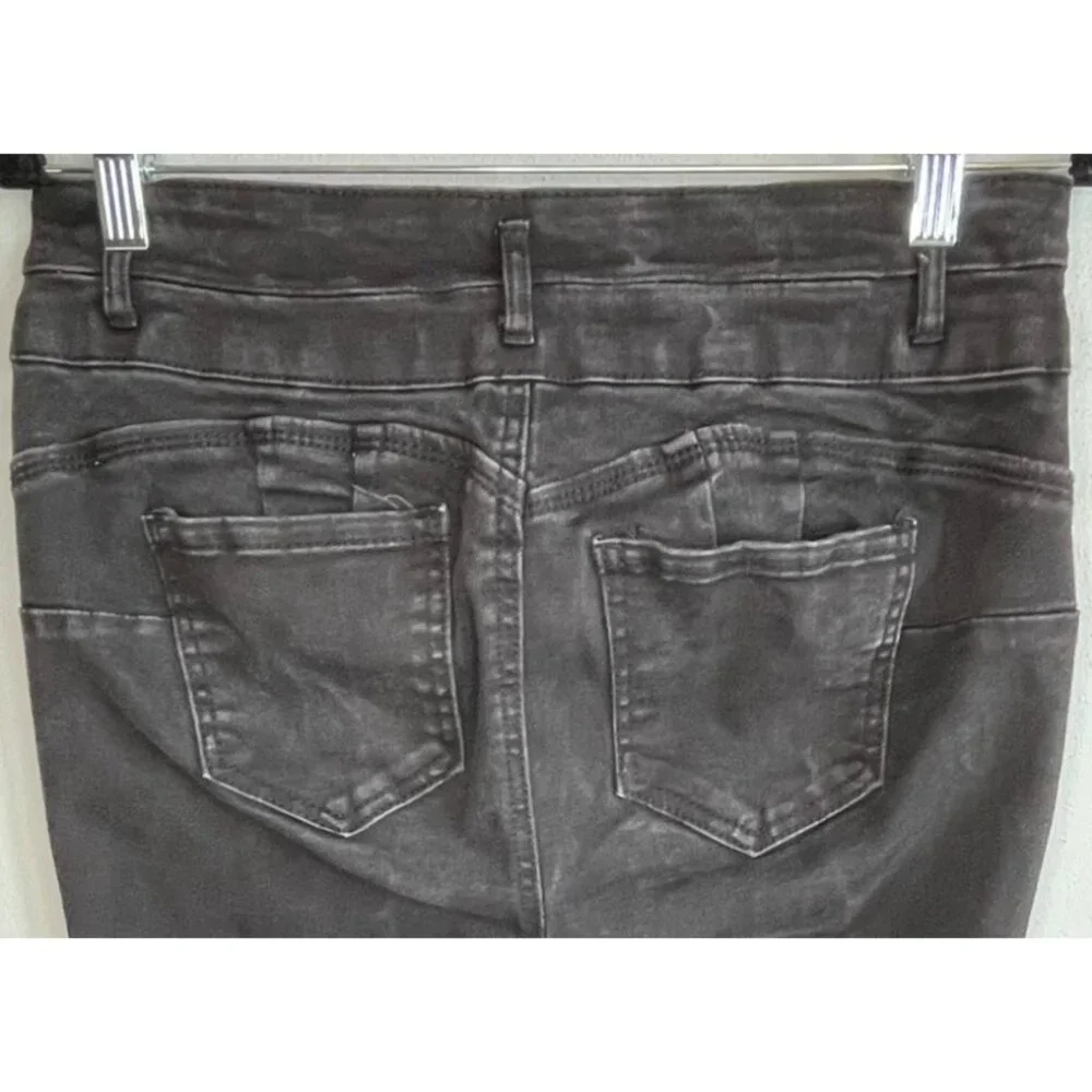 Wax Jeans Soft Stretchy Skinny Straight Denim Jeans Raw Hem Juniors‎ 13